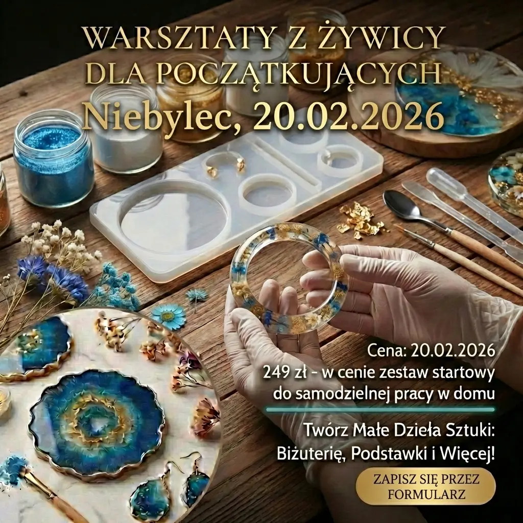 Warsztaty z dekoracyjnych żywic epoksydowych w Niebylcu 20 lutego 2026 7