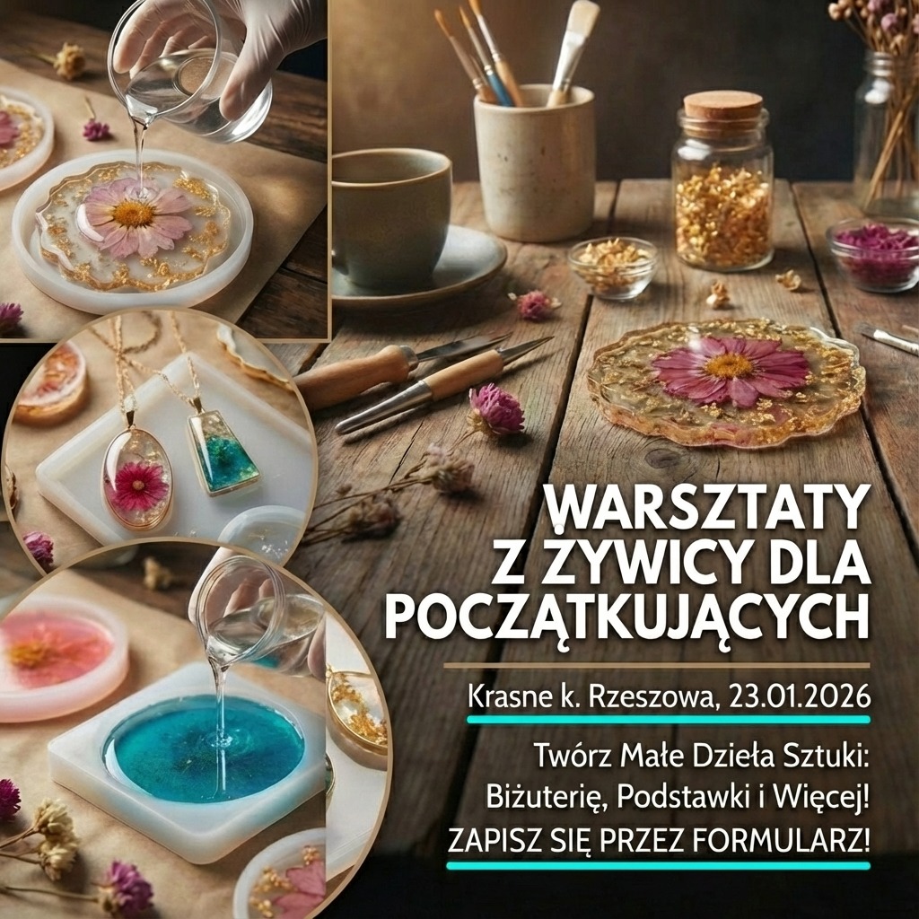 Zywice epoksydowe - warsztaty w Krasnym k. Rzeszowa