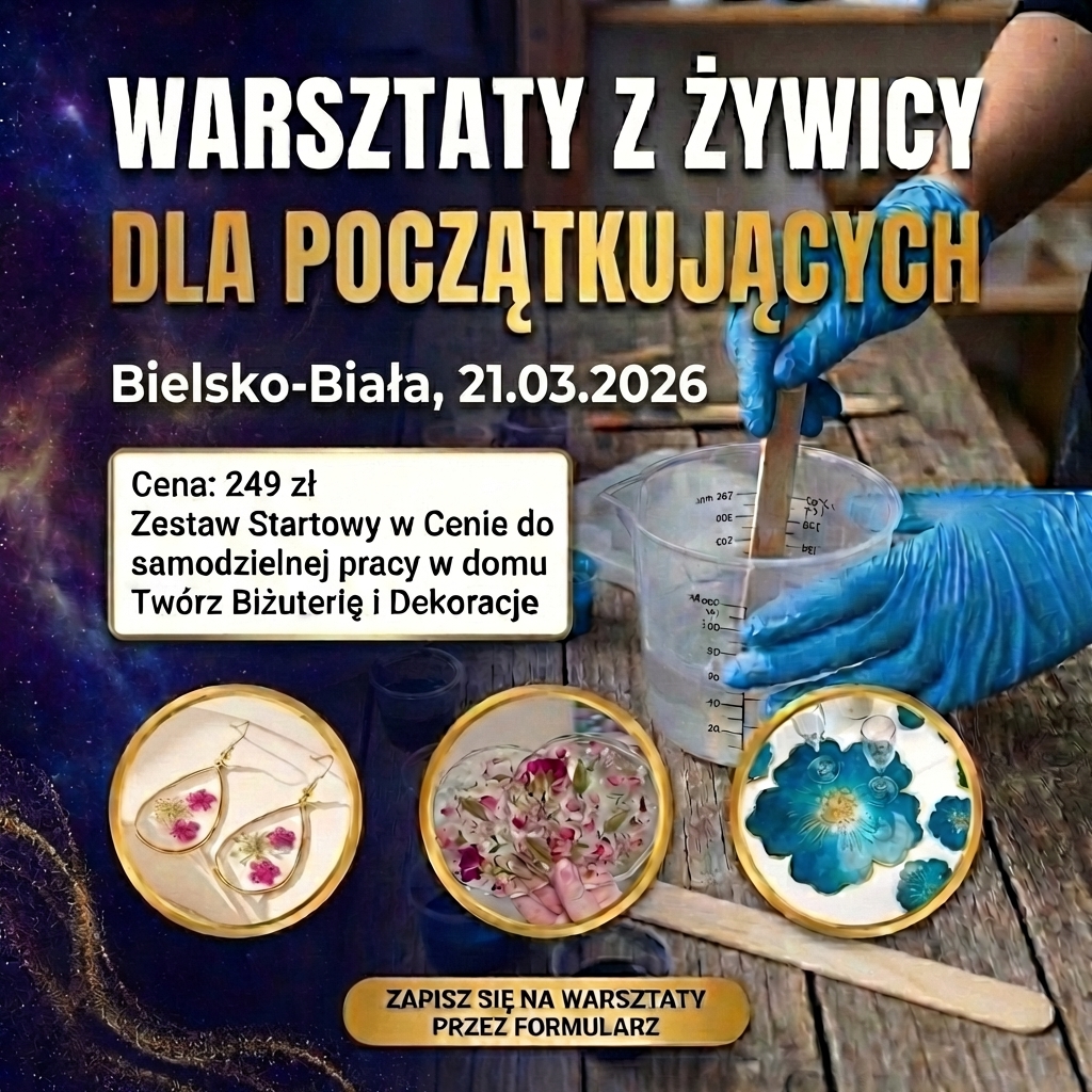 Warsztaty z żywic epoksydowych Bielsko Biała 21.03